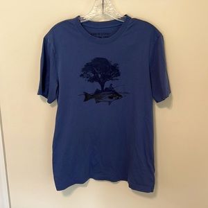 Life is Good Men’s Keep it Reel Teeshirt / Size M / Excellent Condition / Blue